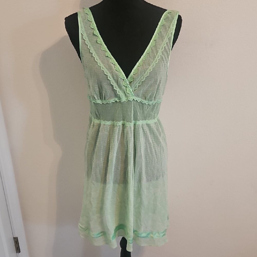 Victoria's Secret Light Green Chemise